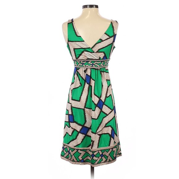 DIANE VON FURSTENBERG Green Ophelia Dress sz 2 - Picture 3 of 8